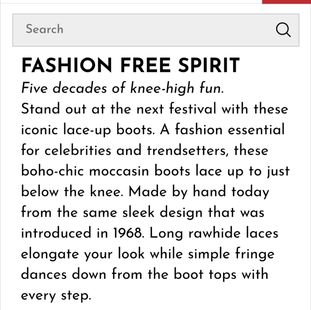Minnetonka Front Lace Knee High Boot. NWOT. - Picture 7 of 7
